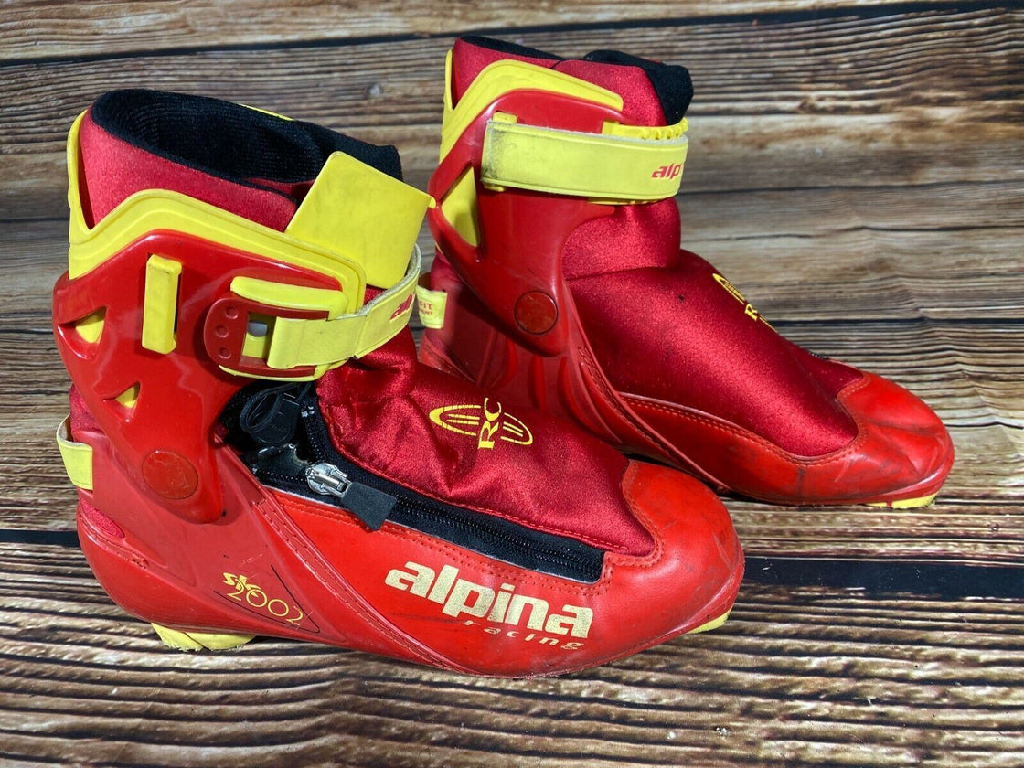 Alpina Racing 2002 Nordic Cross Country Ski Boots Size EU39 US7 NNN