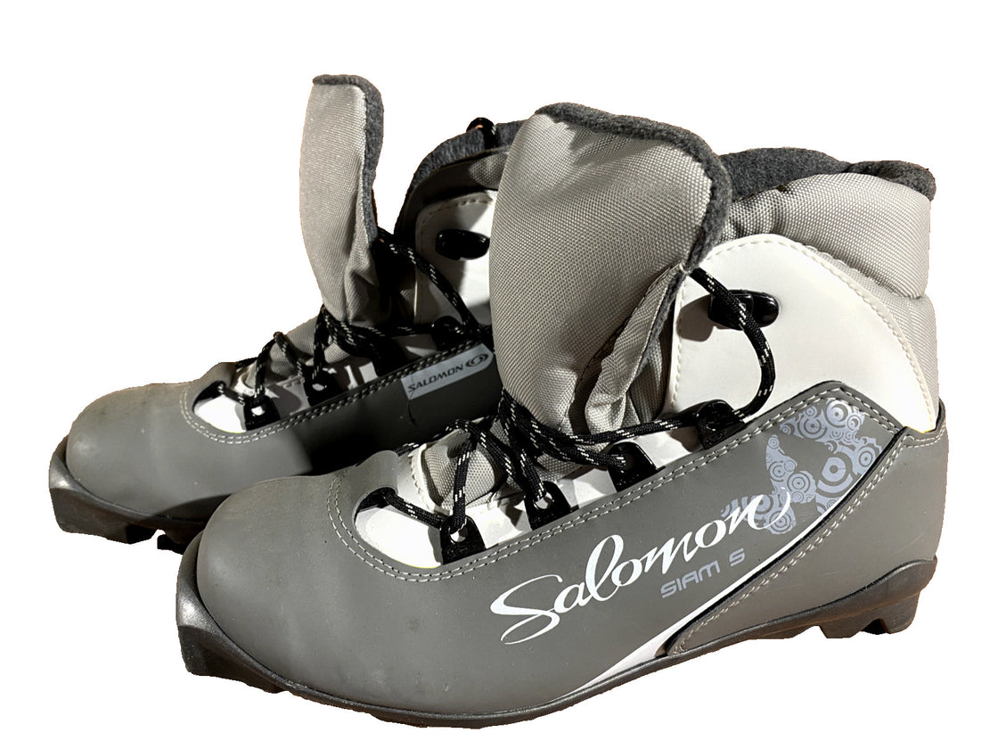 Salomon Siam 5 Nordic Cross Country Ski Boots Size EU38 US6.5 for SNS Profil