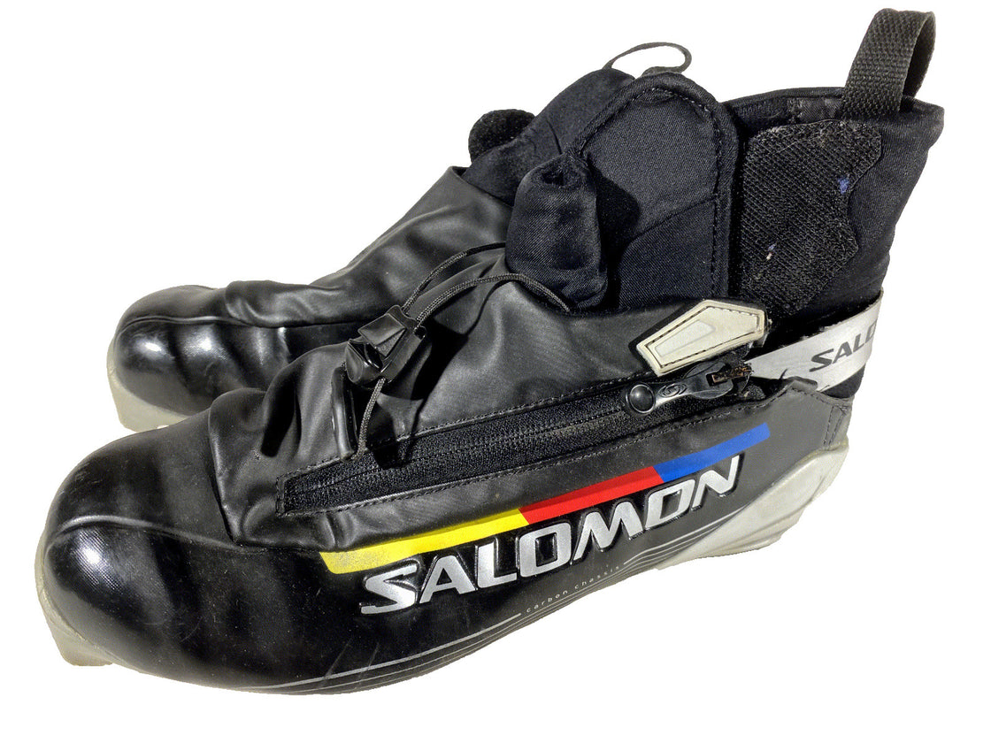 SALOMON Carbon 3D Classic Cross Country Ski Boots Size EU39 1/3 US6.5 SNS Pilot