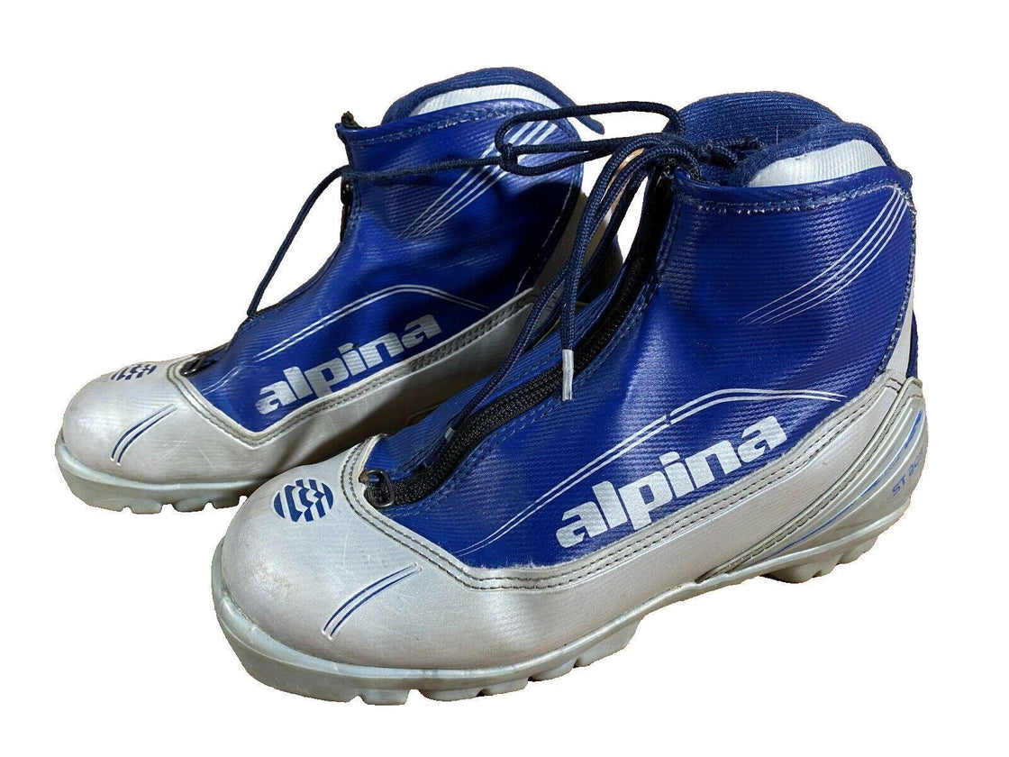 Alpina ST20 JR Nordic Cross Country Ski Boots Size EU38 US6 for NNN bindings