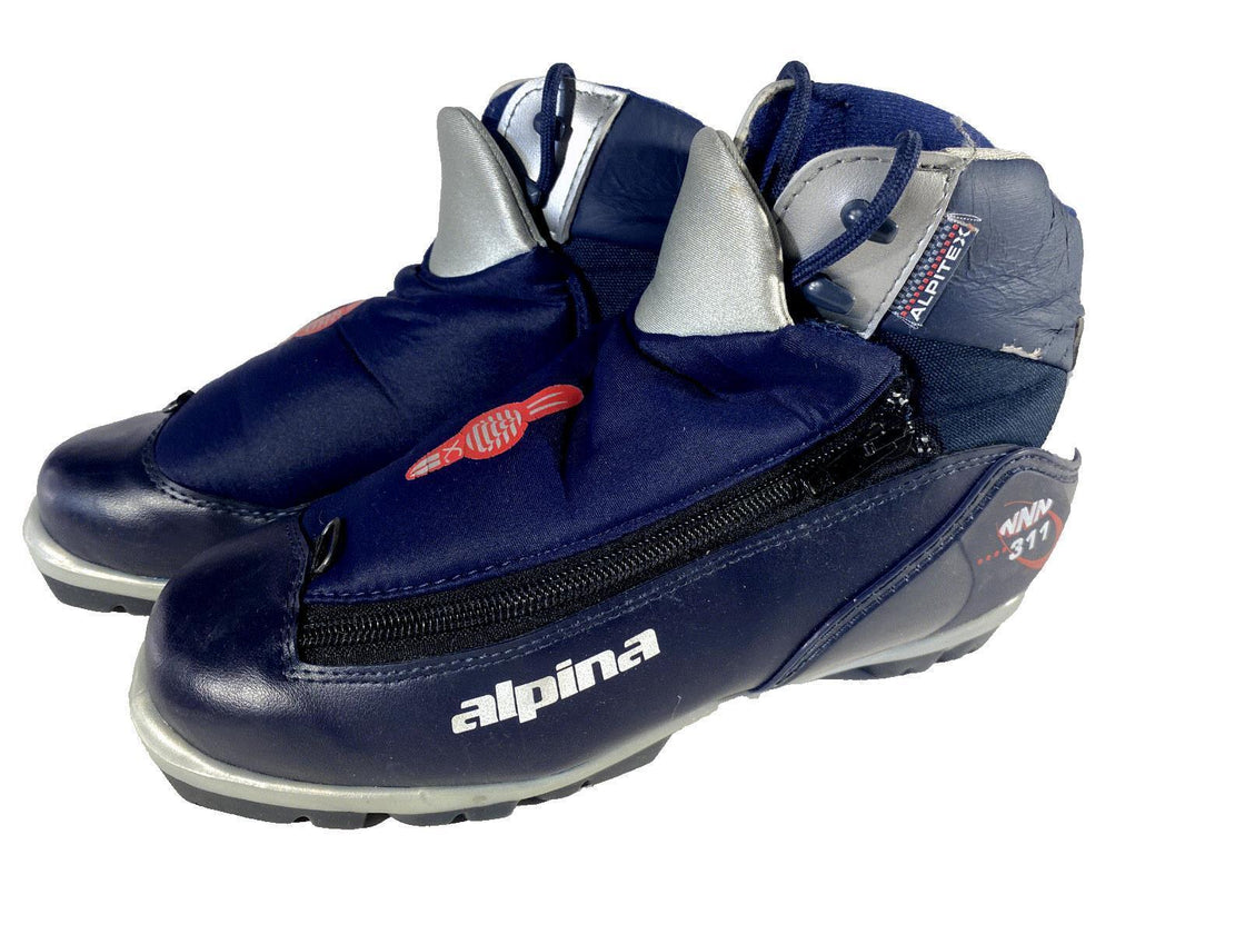 Alpina 311 Classic Nordic Cross Country Ski Boots Size EU38 US6 for NNN