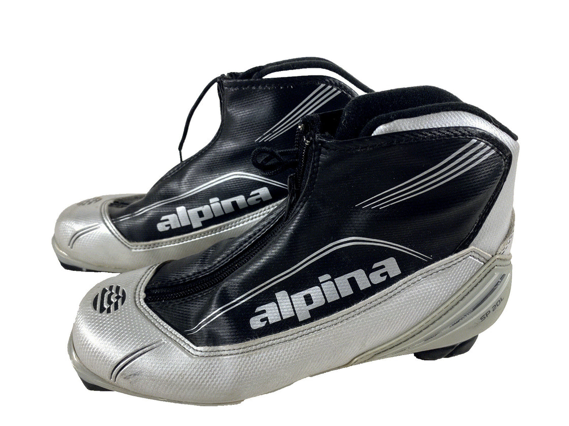 Alpina SP20L Cross Country Ski Boots Classic Size EU40 US7.5 NNN Rottefella 537