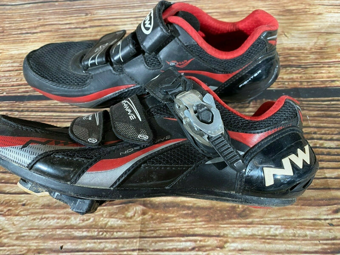 NORTHWAVE Road Cycling Shoes Road Bike Size EU42 US9.5 with SPD-SL Cleats