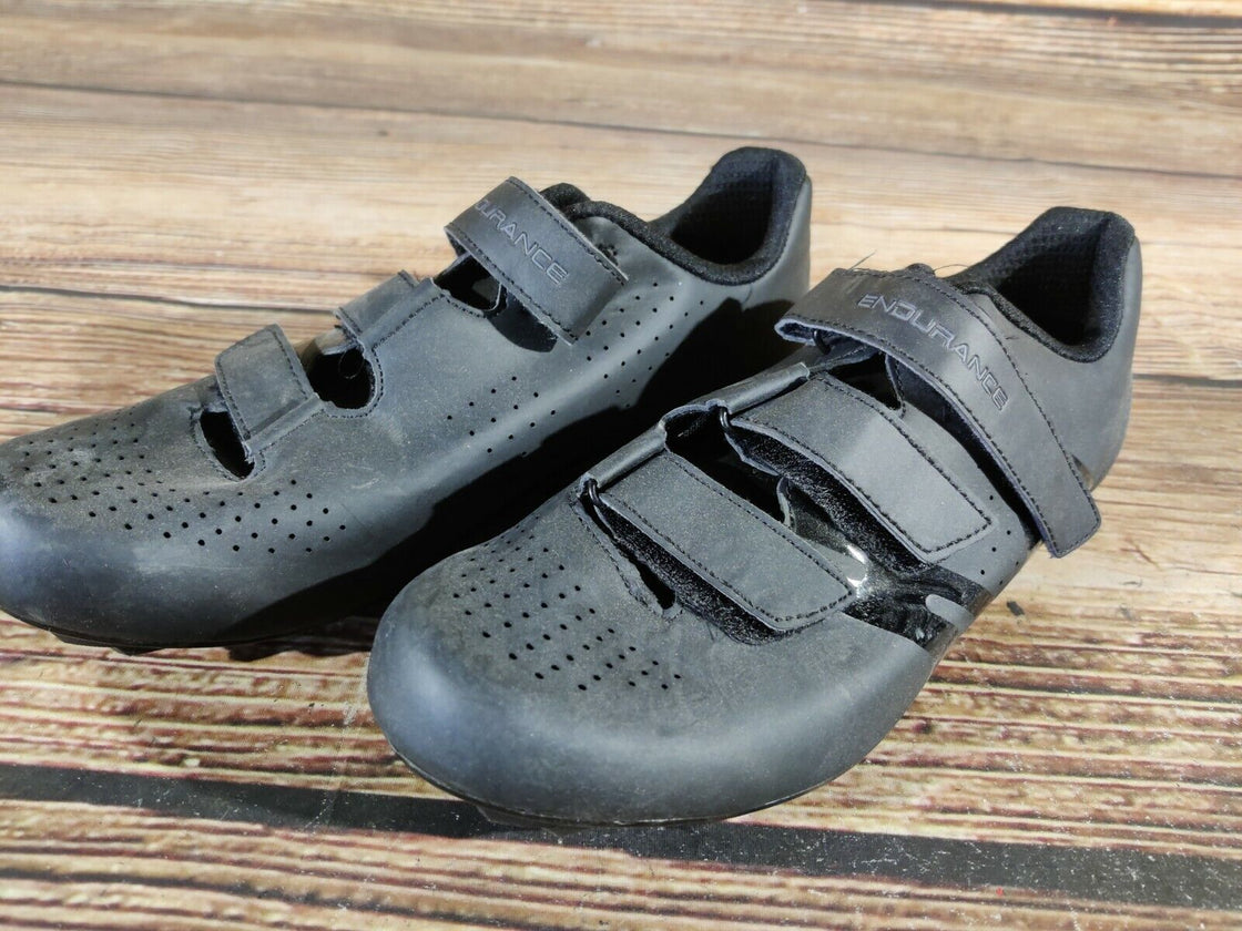 ENDURANCE Road Cycling Shoes Biking Boots 3 Bolts Size EU42, US8.5