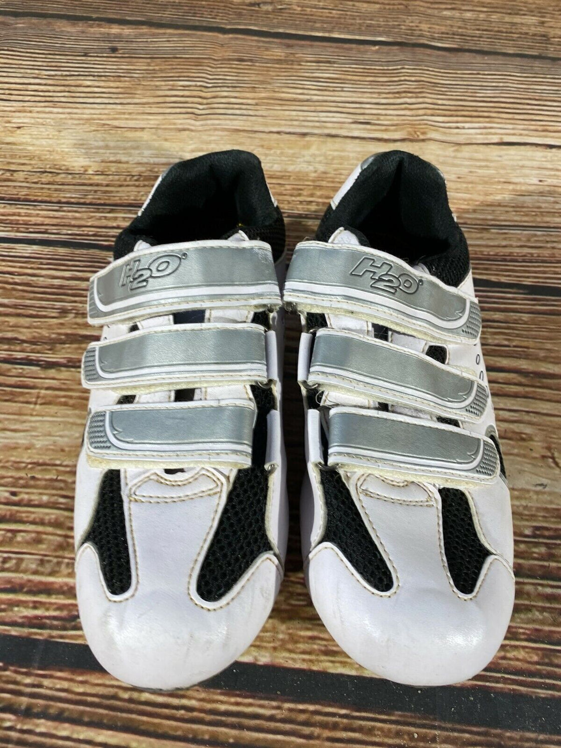 H2O Road Cycling Shoes Clipless Biking Boots Size EU 39 with Cleats