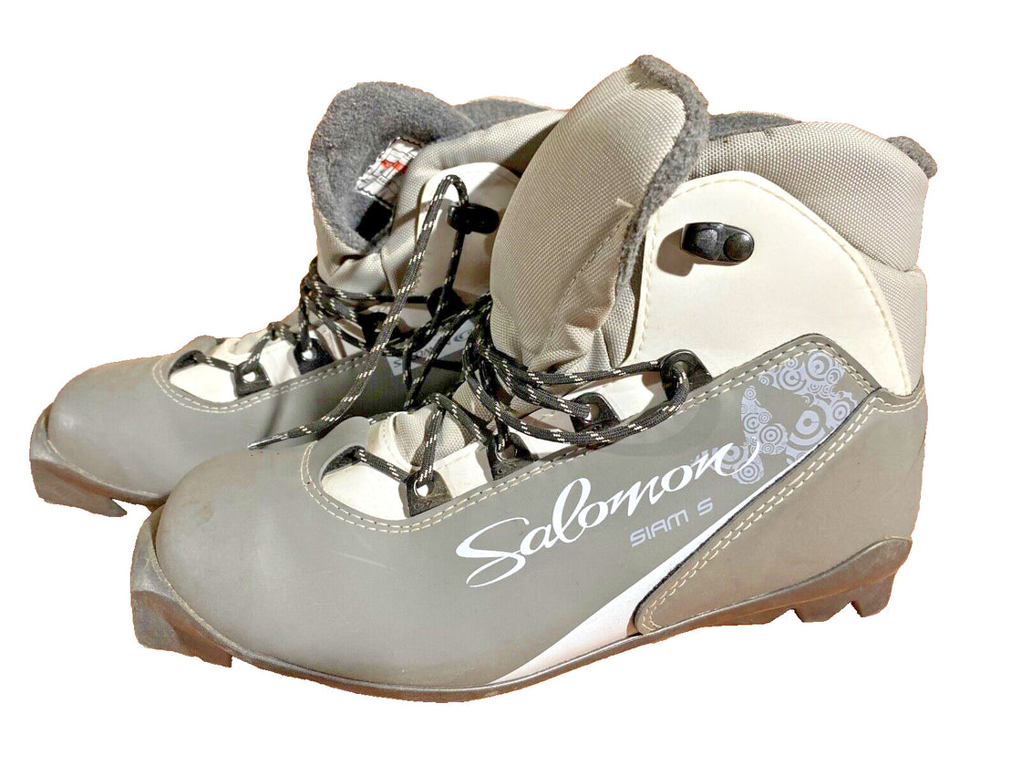 Salomon Siam 5 Nordic Cross Country Ski Boots Size EU37 1/3 US6 SNS Profil