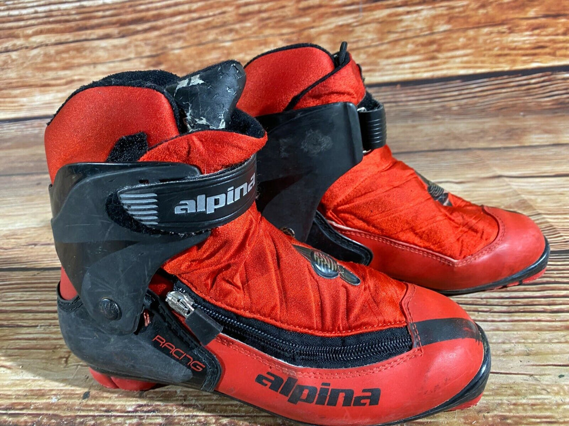 Alpina PRJ Nordic Cross Country Ski Boots Size EU38 US6 for NNN