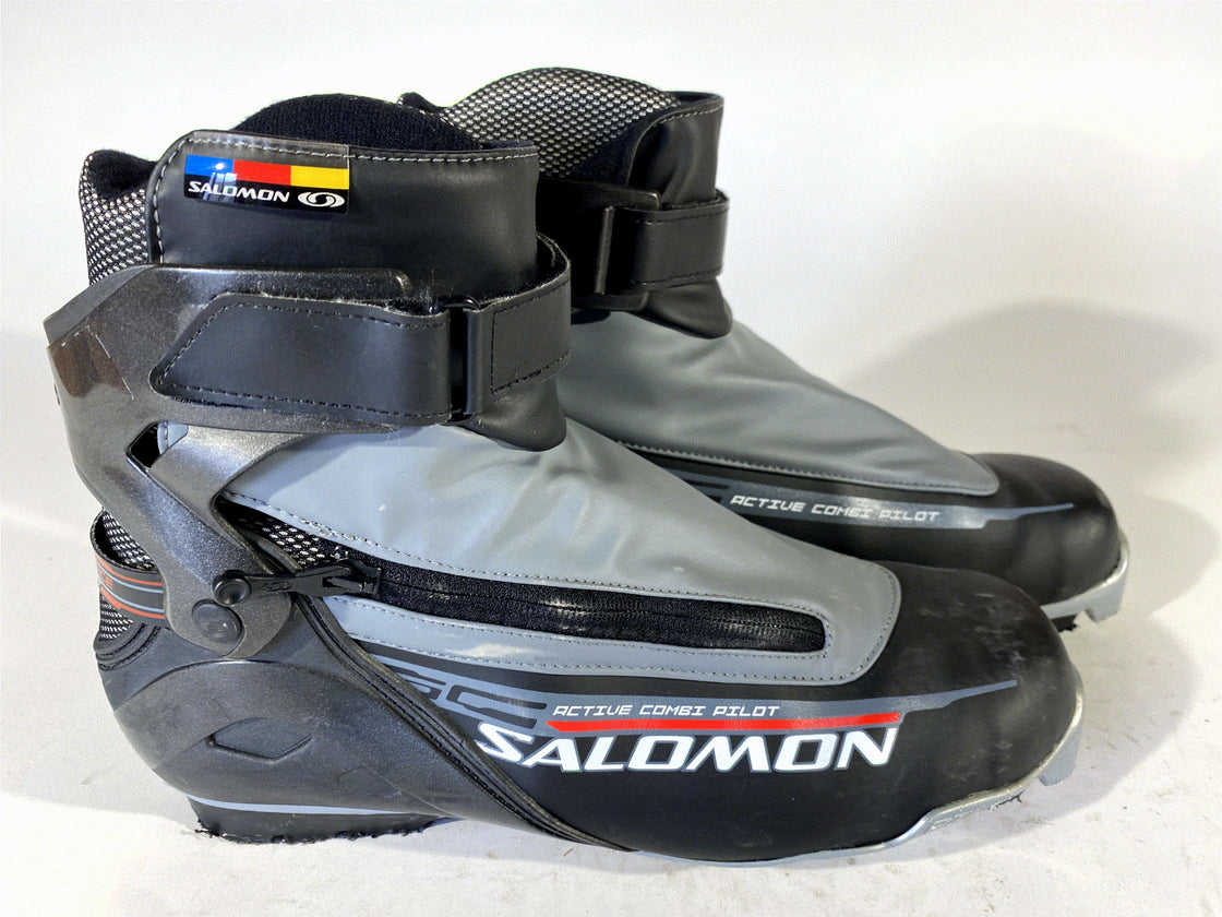 SALOMON R Combi Skate Cross Country Ski Boots Size EU47 1/3 US12.5 SNS Pilot