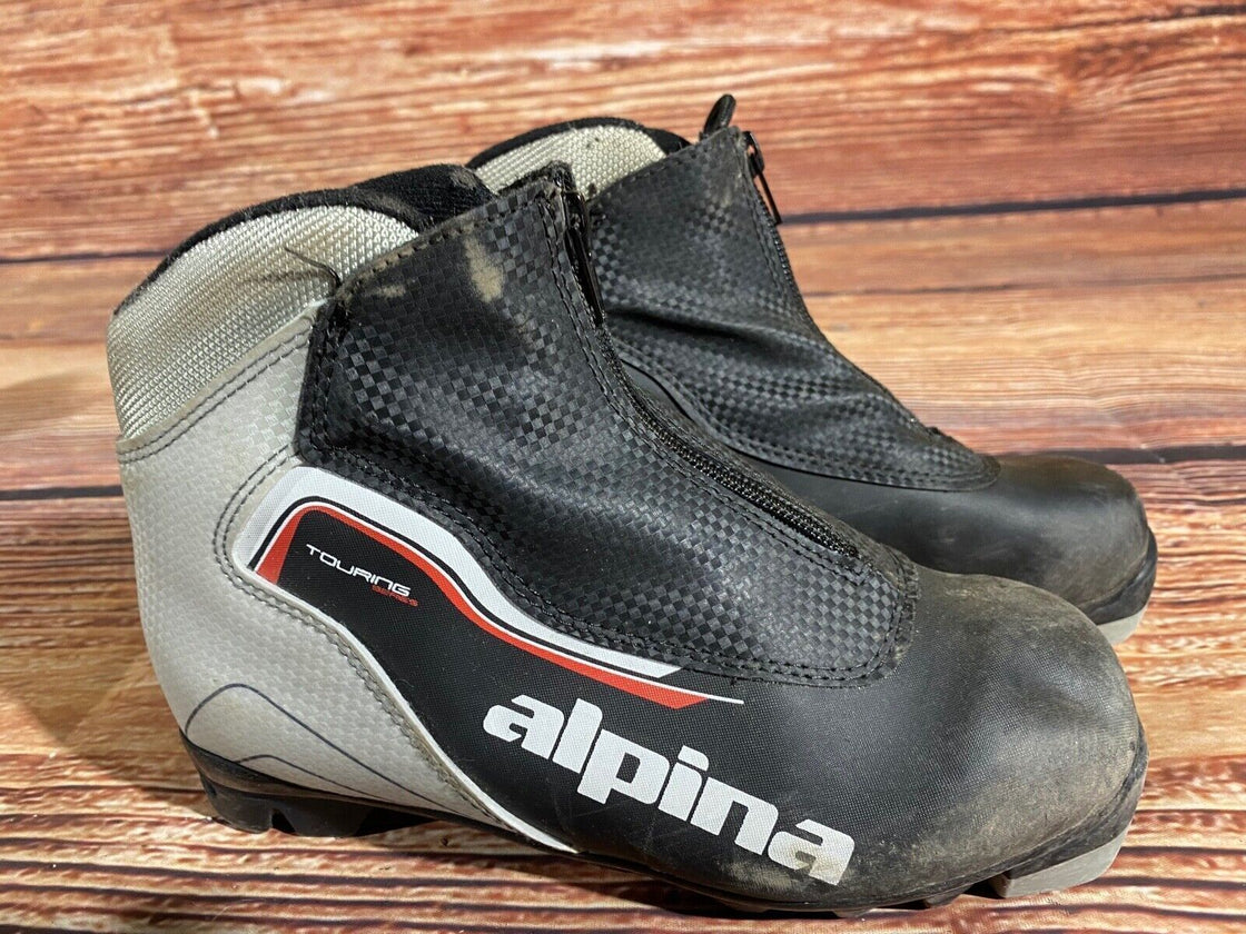 Alpina Touring Kids Nordic Cross Country Ski Boots Size EU33 US2 NNN A-1163