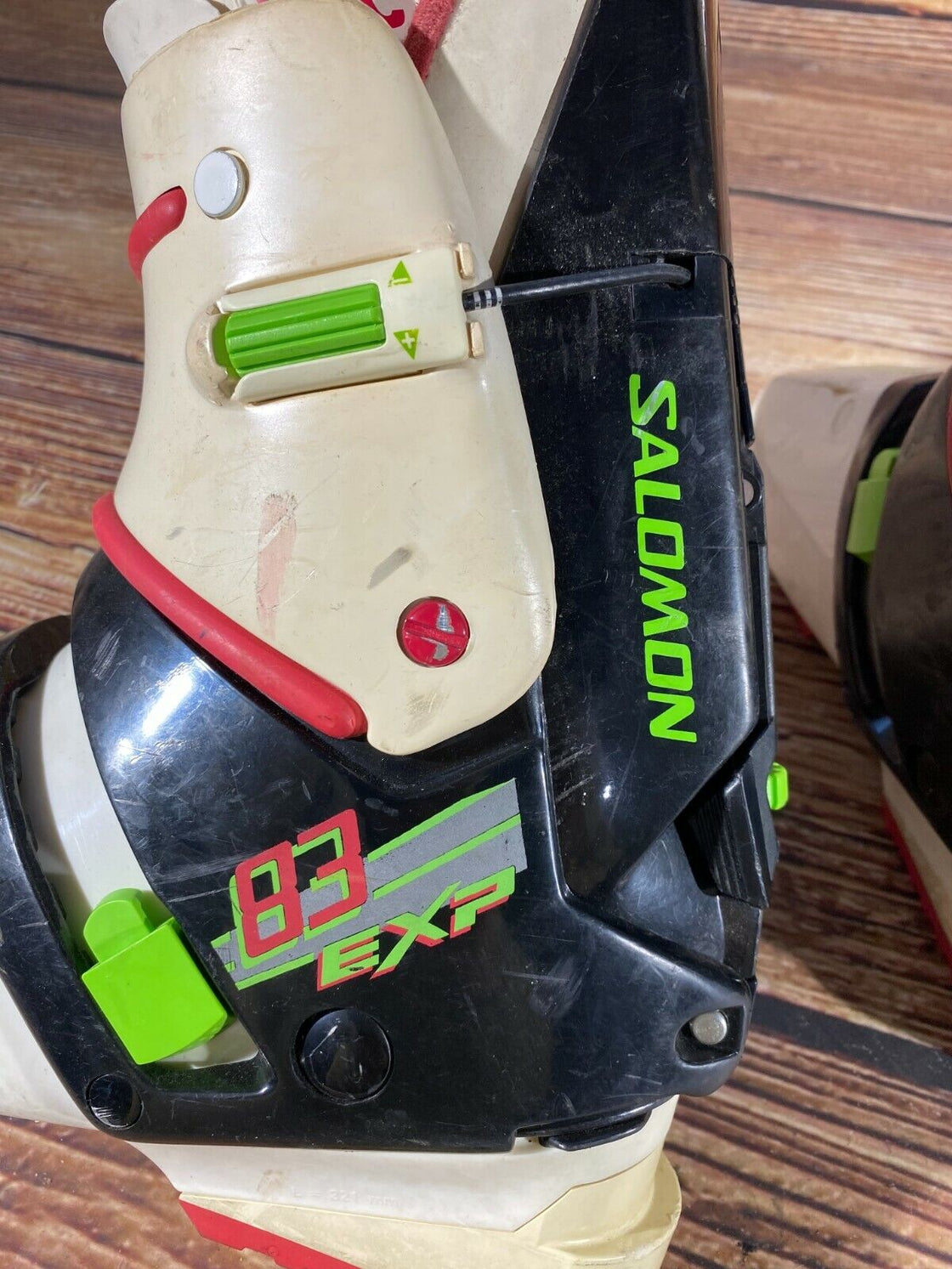 SALOMON Vintage Alpine Ski Boots Size Mondo 270 mm, Outer Sole 321 mm RARE DH18