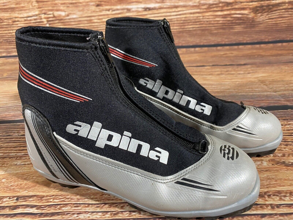 Alpina ST10 Nordic Cross Country Ski Boots Size EU38 US6 for NNN