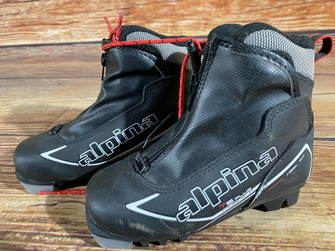 Alpina T5 Plus Kids Nordic Cross Country Ski Boots Size EU30 US12 for NNN A-316