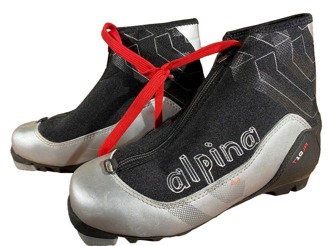 Alpina T10jr Nordic Cross Country Ski Boots Size EU37 US5.5 for NNN 990