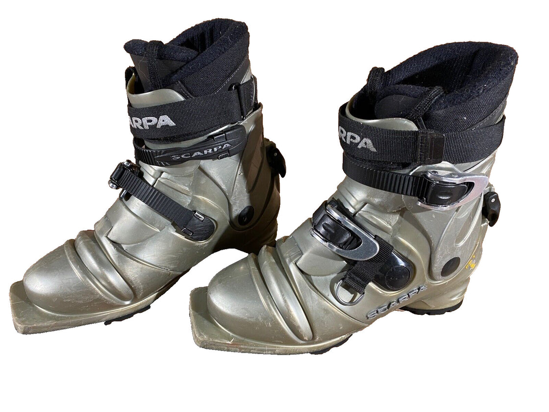 SCARPA T3 Telemark Nordic Norm Cross Ski Boots Size MONDO 252 US7 NN 75mm 3pin