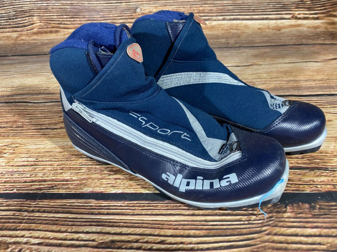 Alpina Sport Cross Country Ski Boots Classic Size EU43 US9.5 NNN Rottefella