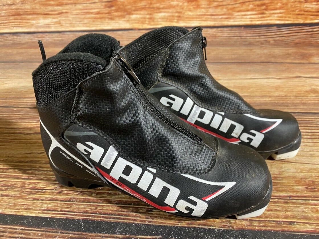 Alpina T8 Kids Nordic Cross Country Ski Boots Size EU36 US4.5 for NNN A-78