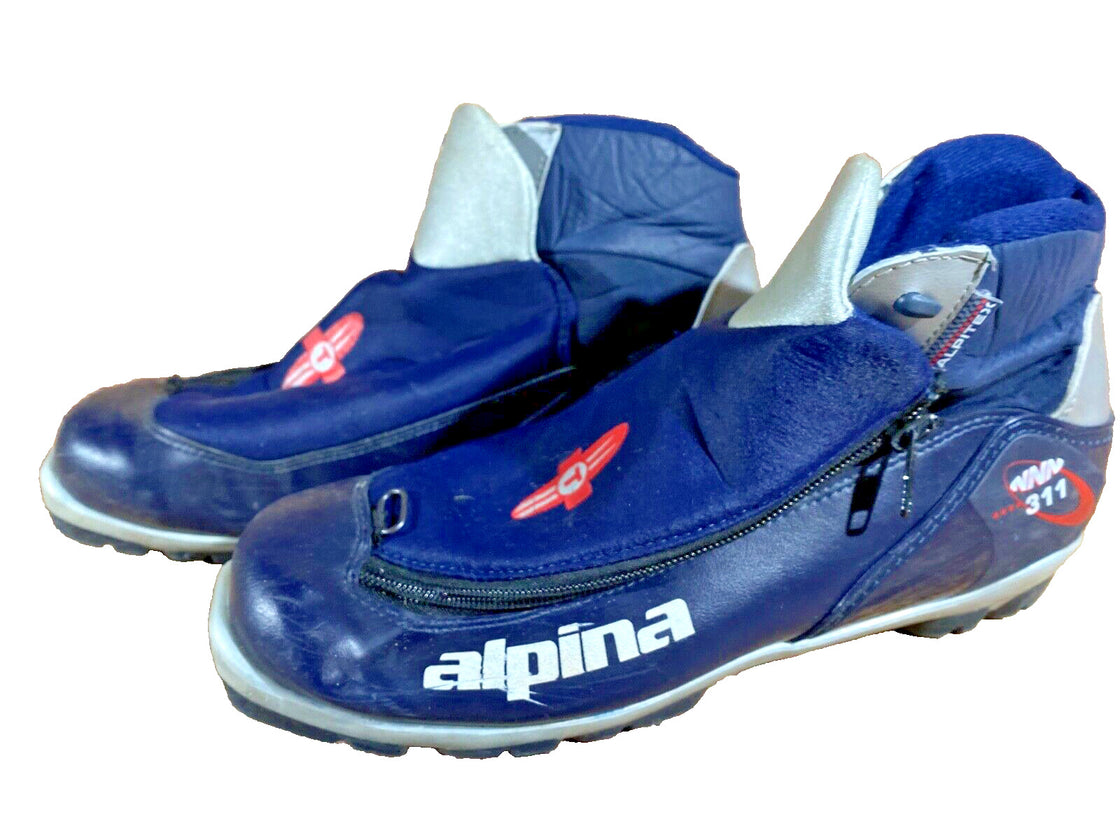 Alpina 311 Nordic Cross Country Ski Boots Size EU43 US9.5 for NNN