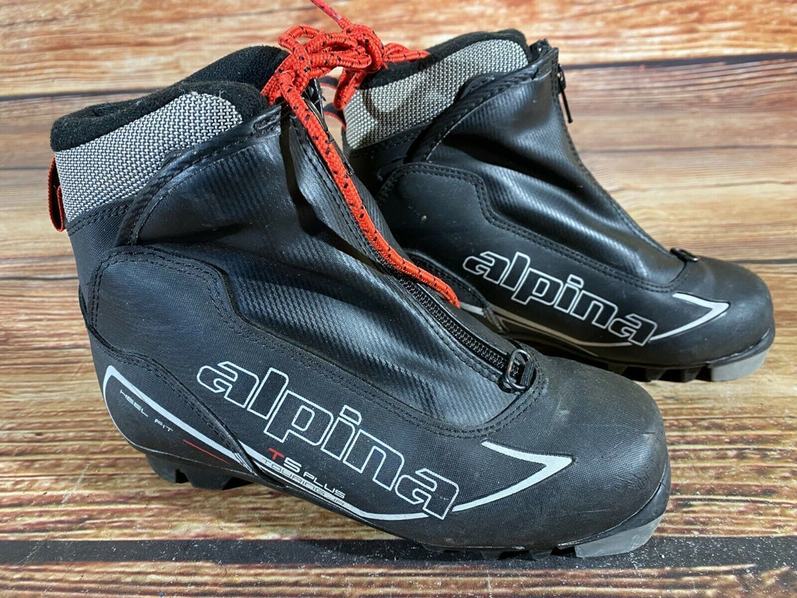 Alpina T5 Plus Kids Nordic Cross Country Ski Boots Size EU34 US3 for NNN A-128