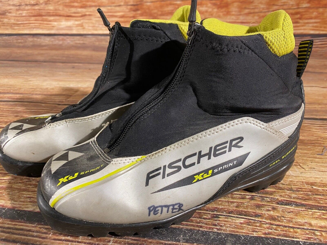 Fischer XJ Sprint Nordic Cross Country Ski Boots Size EU36 US4.5 for NNN