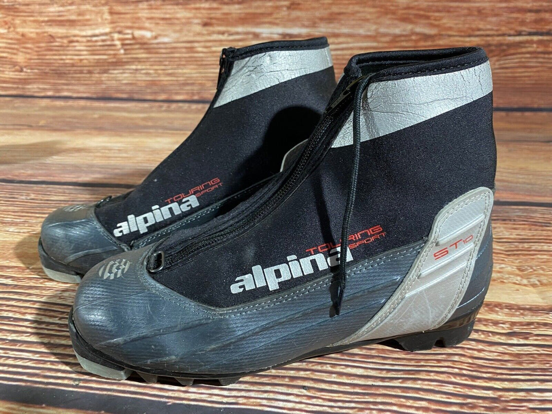 Alpina ST10jr Kids Nordic Cross Country Ski Boots Size EU36 US4.5 NNN A-1171