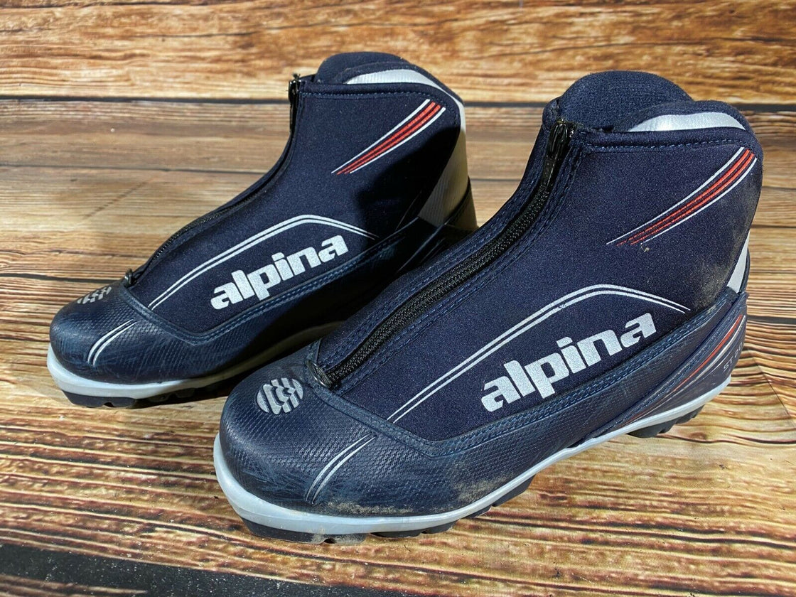 Alpina ST20 Nordic Cross Country Ski Boots Size EU39 US7 NNN bindings