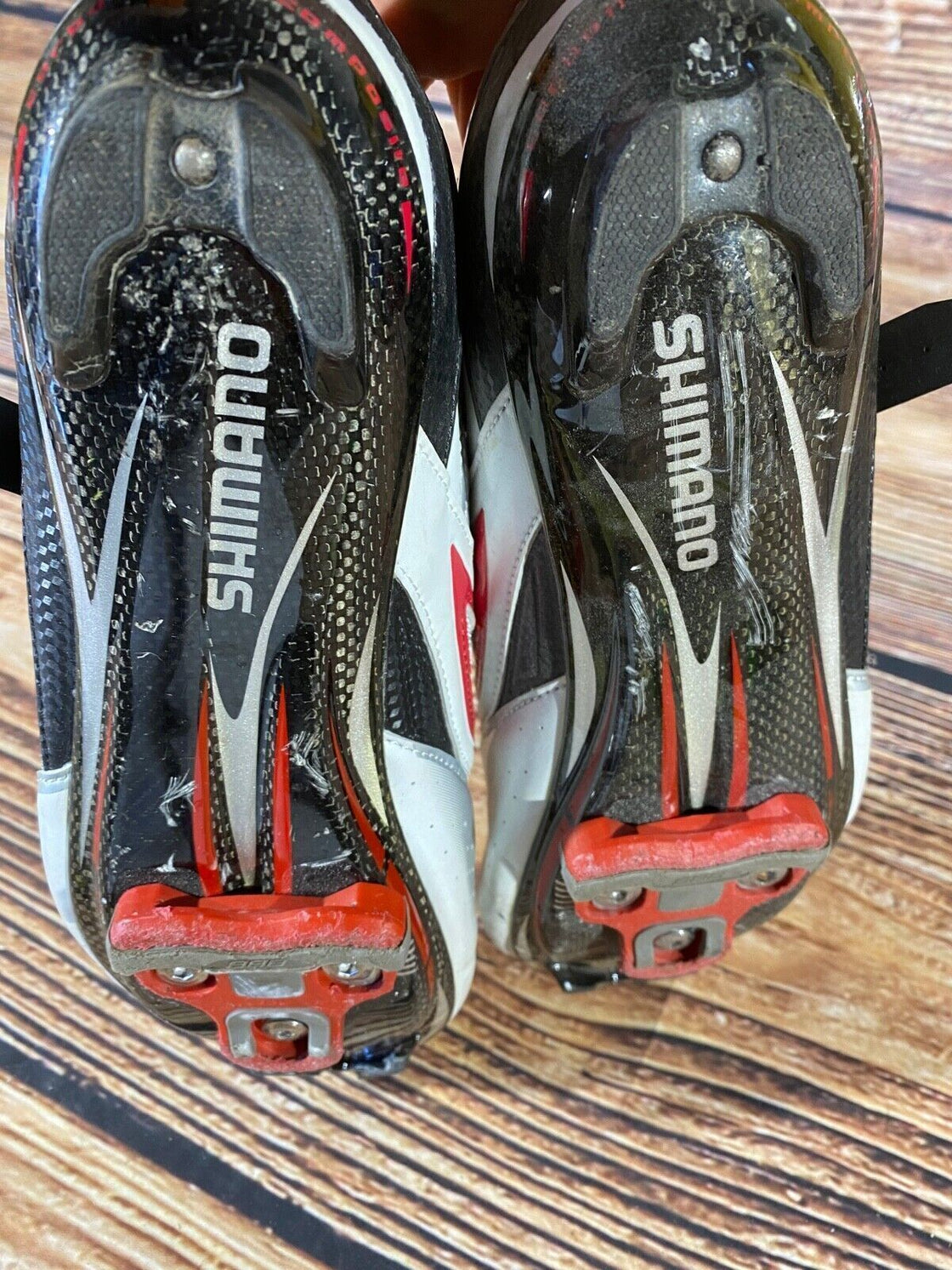 SHIMANO R240 Carbon Road Cycling Shoes Biking Boots Size EU44, US9.7, Mondo 278