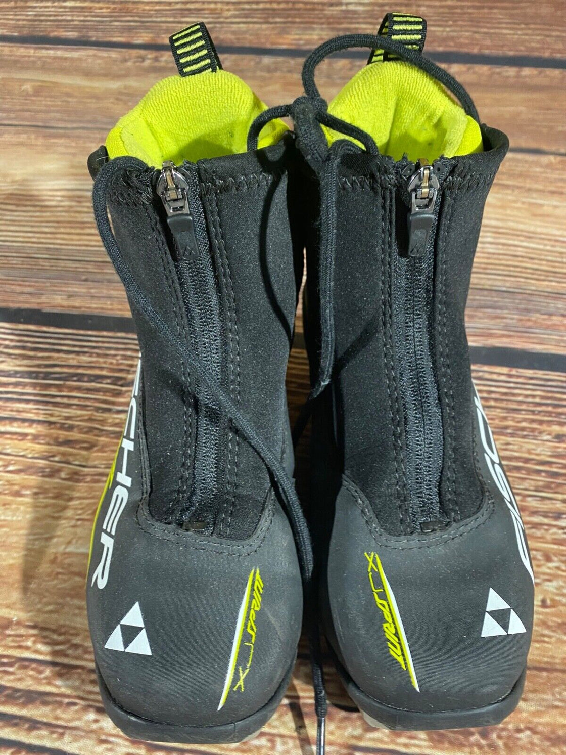 Fischer XJ Sprint Kids Cross Country Ski Boots Size EU35 US3.5 NNN F-480