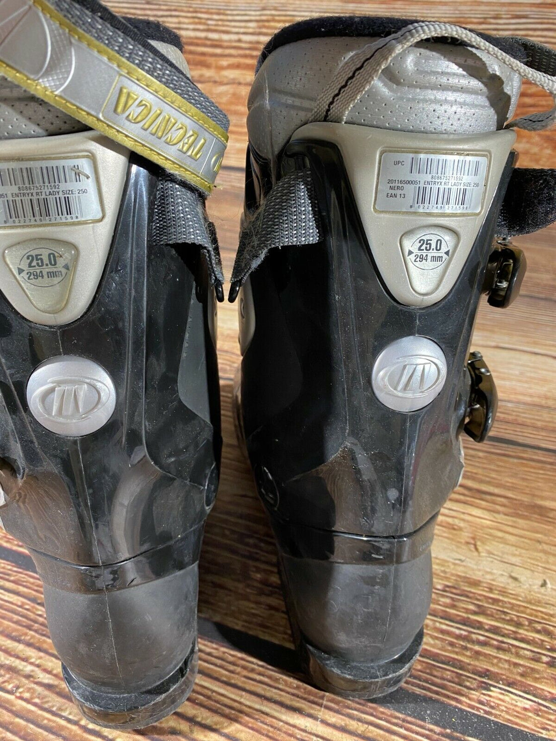 TECNICA Alpine Ski Boots Size Mondo 250 - 255 mm, Outer Sole 294 mm DH186