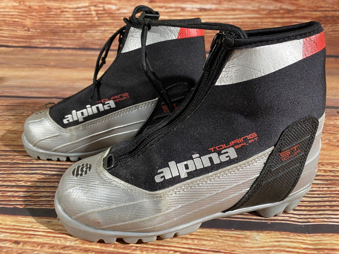 Alpina ST10jr Kids Nordic Cross Country Ski Boots Size EU33 US2 NNN A-1143