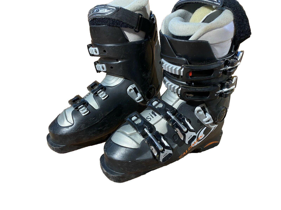 SALOMON Alpine Ski Boots Downhill Size Mondo 240 mm, Outer Sole 286 mm DH127