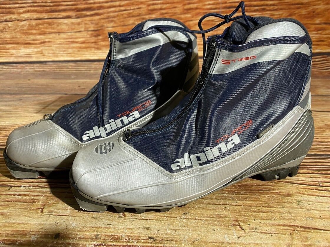 Alpina ST28G Nordic Cross Country Ski Boots Size EU41 US8.5 for NNN