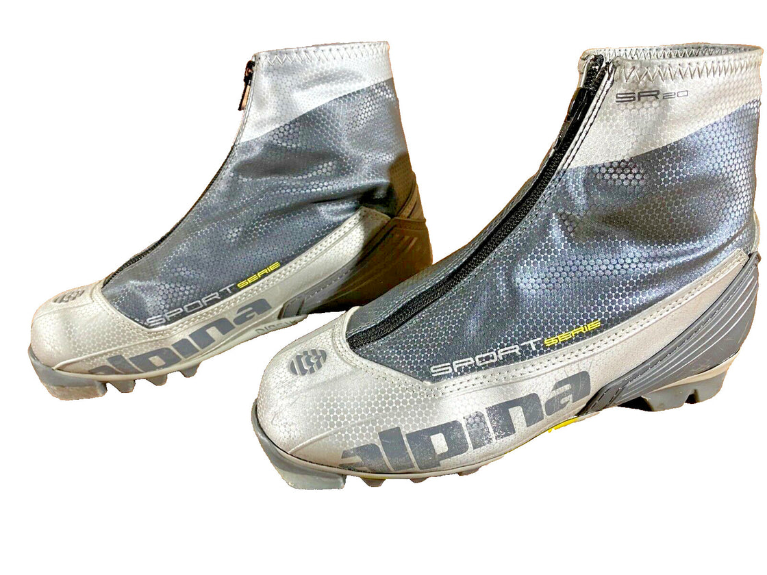 Alpina SR20 Nordic Cross Country Ski Boots Size EU37 US5 for NNN