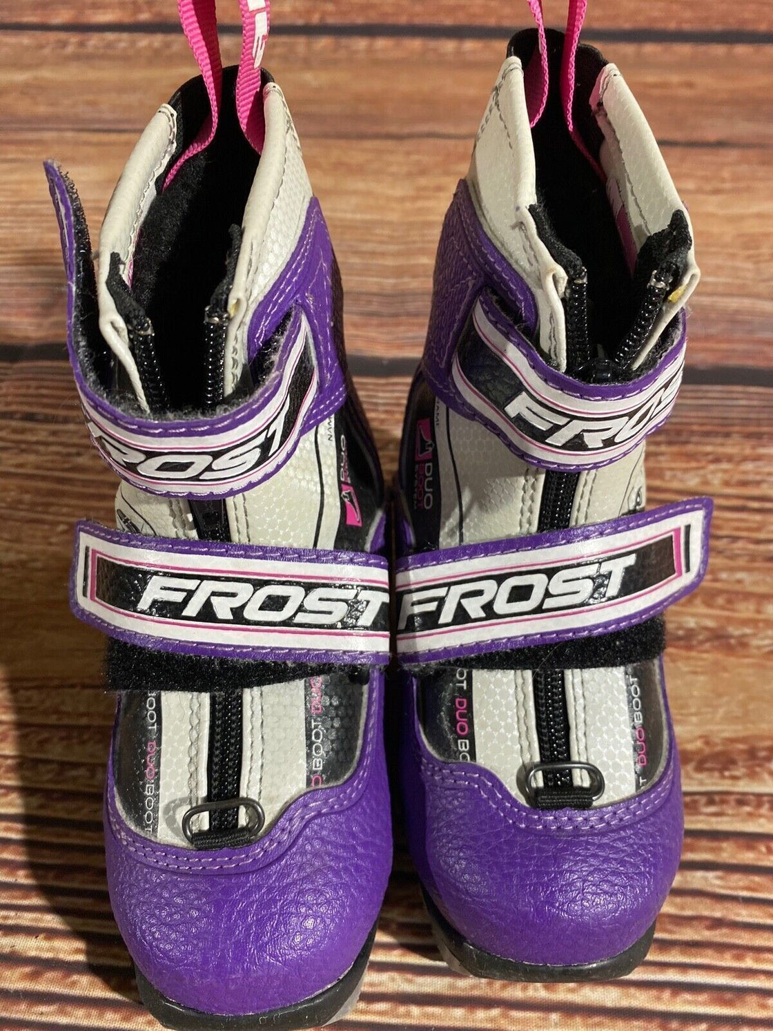 Alpina Frost Kids Nordic Cross Country Ski Boots Size EU25 US8.5 NNN A-1288