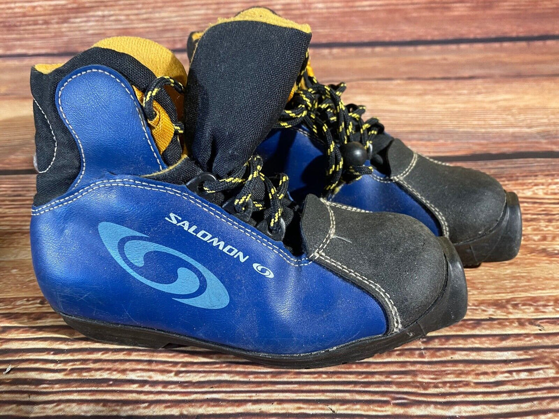 Salomon Igloo Kids Cross Country Ski Boots Size EU32 US13.5 SNS Profil S82