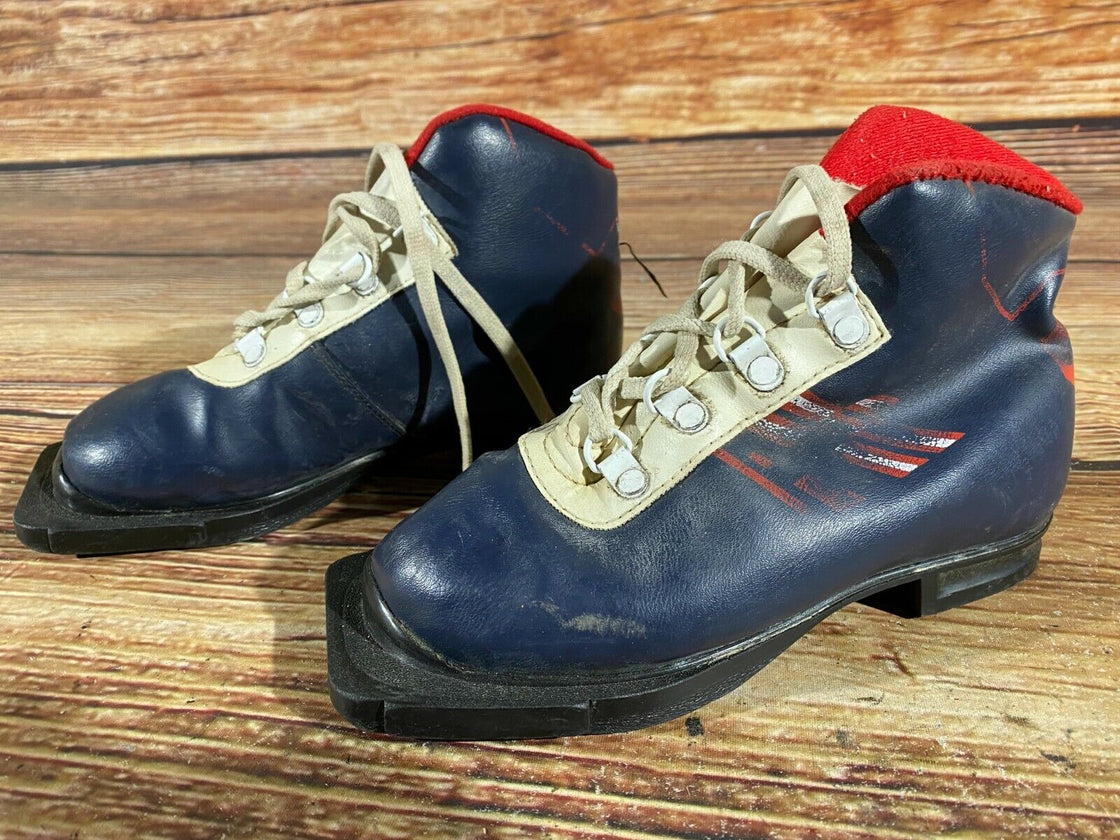 Alfa Vintage Nordic Norm Cross Country Ski Boots SizeEU31 US12.5 NN 75mm