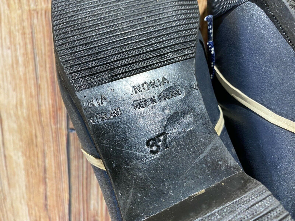 NOKIA Vintage Cross Country Ski Boots for Kandahar Old Cable Bindings EU37 US5
