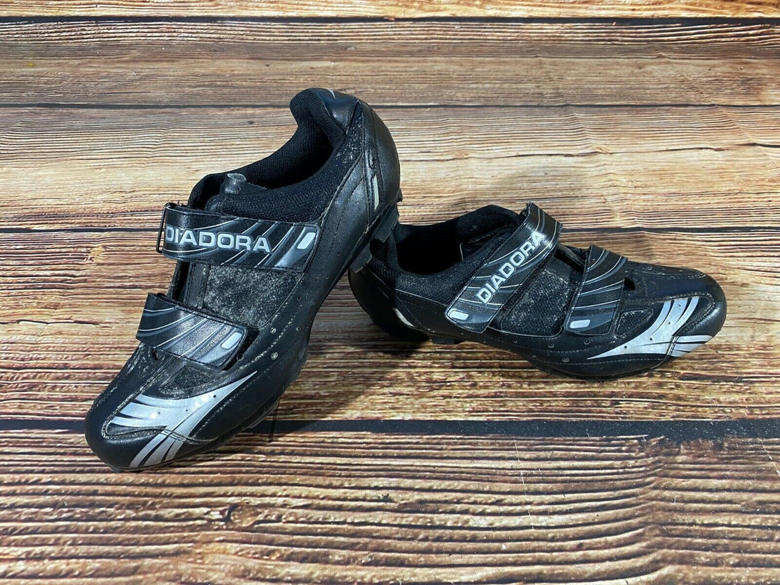 DIADORA Cycling MTB Shoes Mountain Biking Boots Size EU45 with Cleats