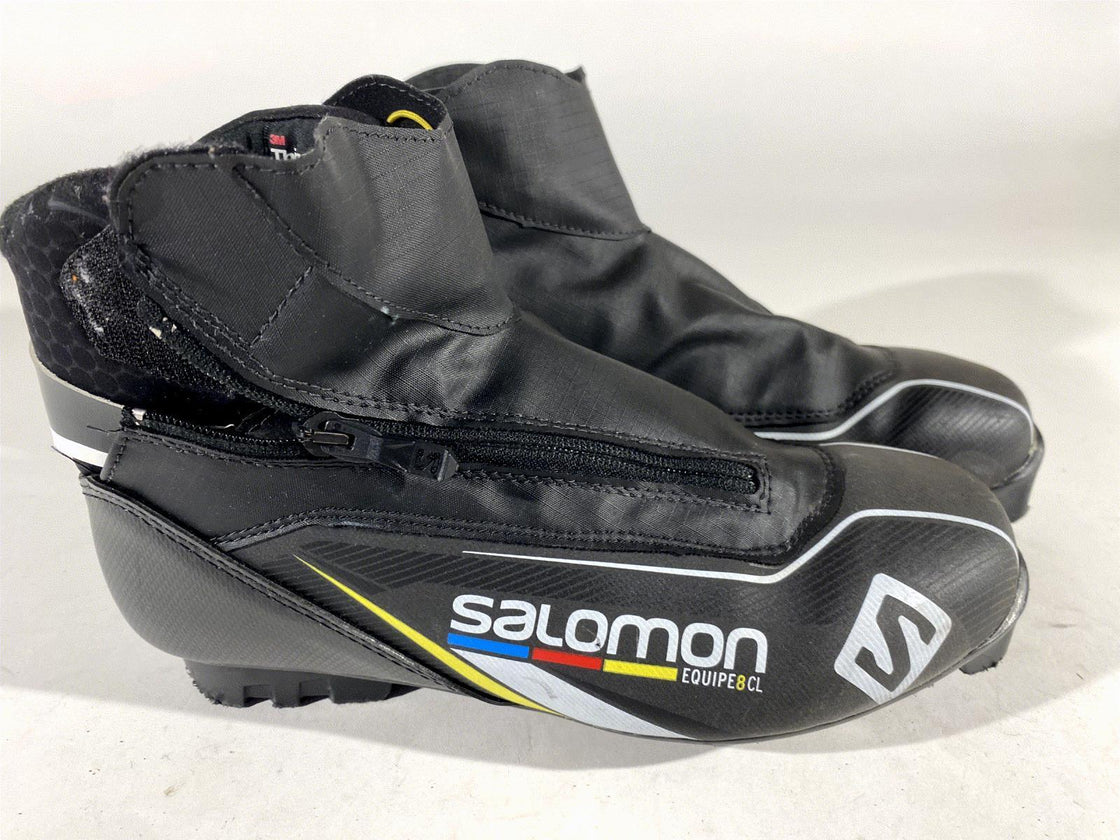 SALOMON Equipe 8CL Nordic Cross Country Ski Boots Size EU39 1/3 US6.5 SNS Pilot