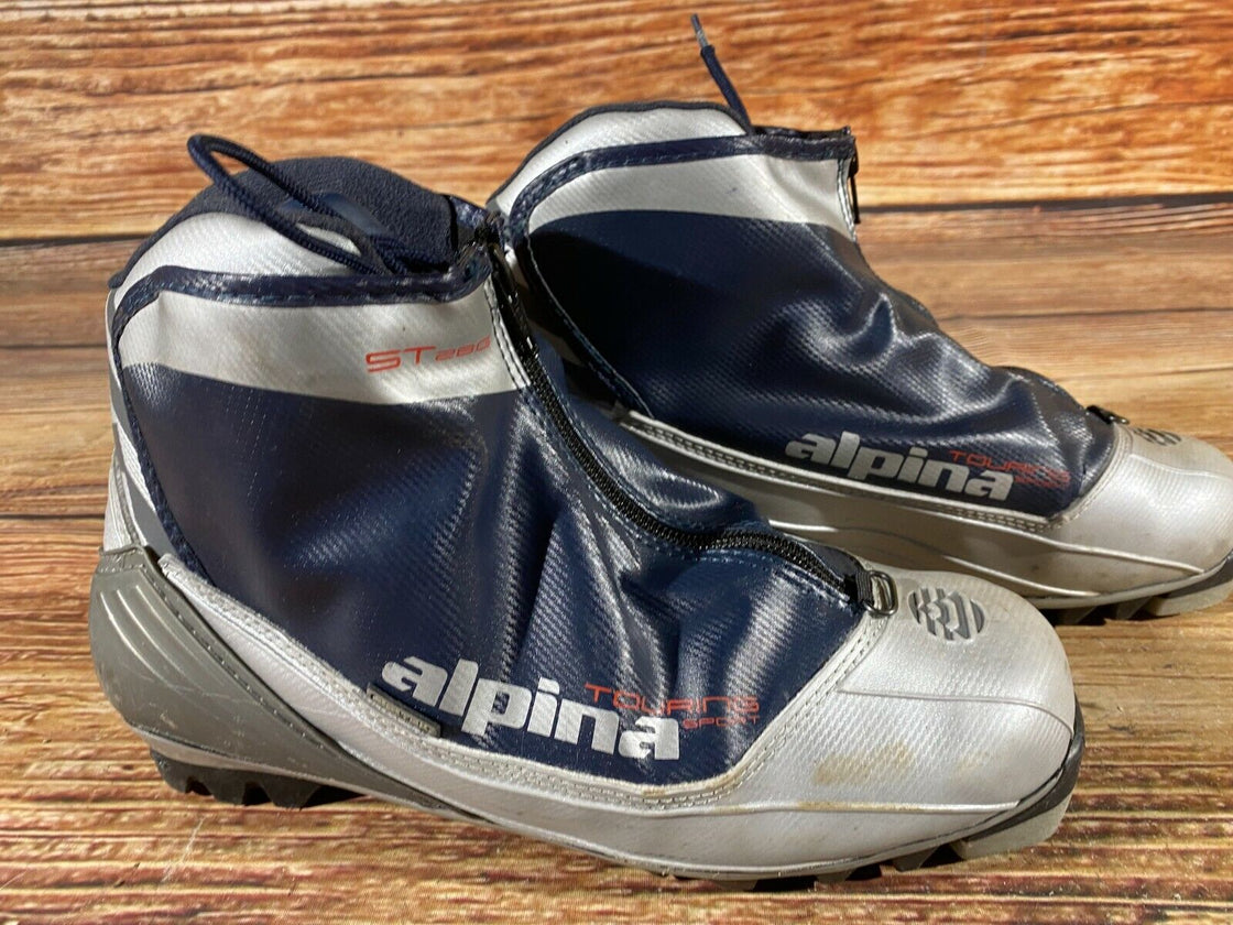 Alpina ST28G Nordic Cross Country Ski Boots Size EU41 US8 for NNN