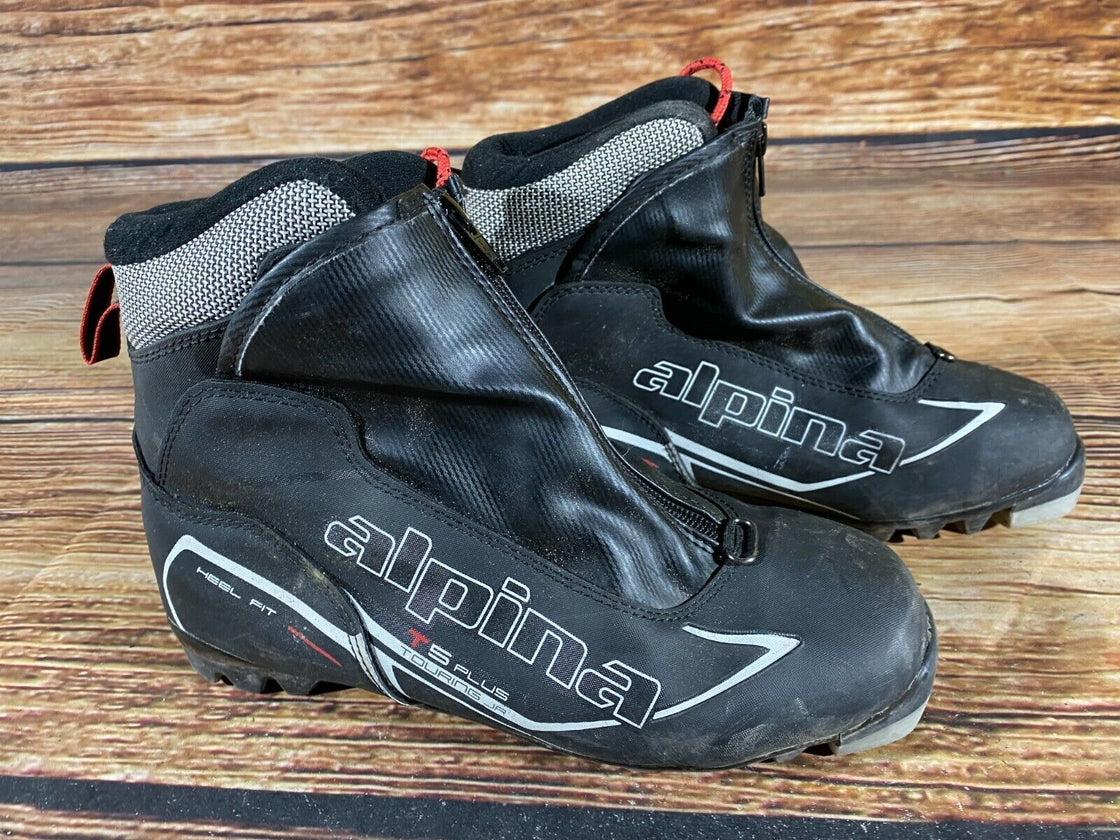 Alpina T5 Plus Nordic Cross Country Ski Boots Size EU38 US6 NNN bindings