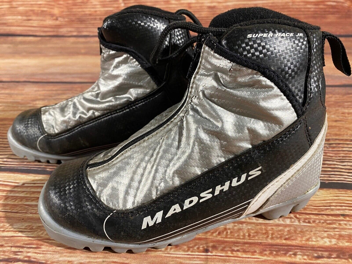 Madshus Super race Kids Nordic Cross Country Ski Boots Size EU34 US2 NNN M263