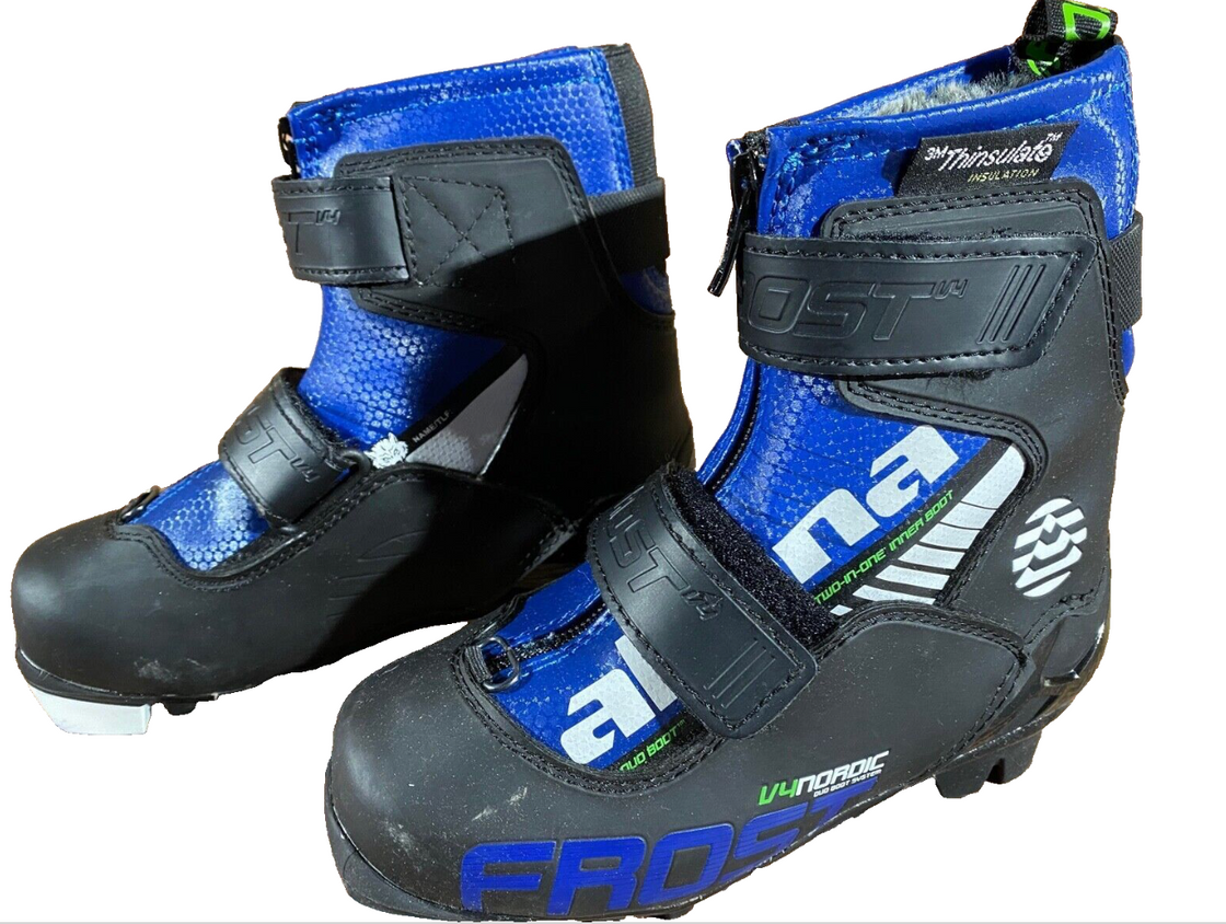 ALPINA Nordic Cross Country Ski Boots Youth Kids Junior Sizes EU25 - EU35 NNN