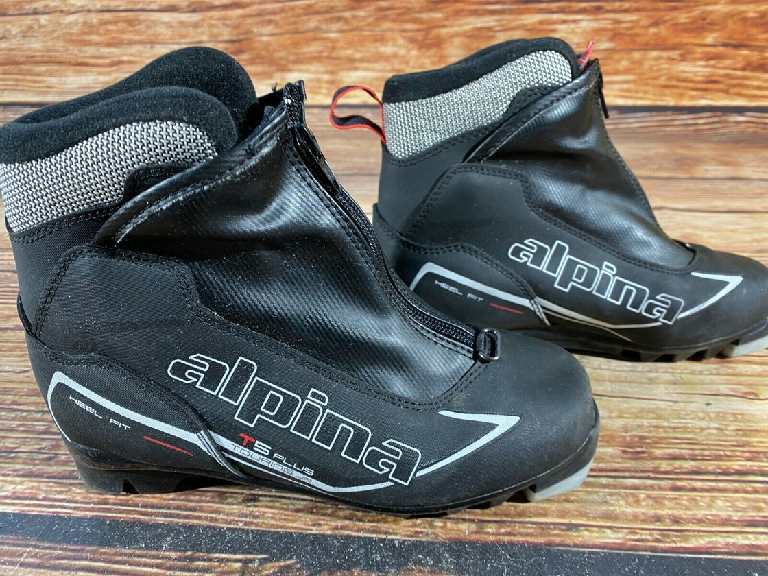 Alpina T5 Plus Nordic Cross Country Ski Boots Size EU35 US3.5 for NNN