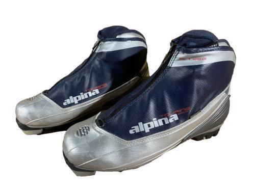 Alpina ST28G Nordic Cross Country Ski Boots Size EU40 US7.5 NNN bindings