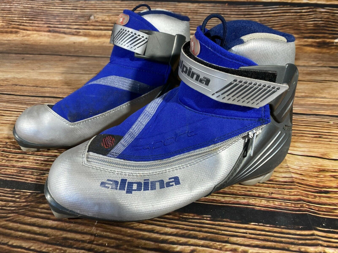 Alpina SP25 Nordic Cross Country Ski Boots Size EU40 US7.5 for NNN