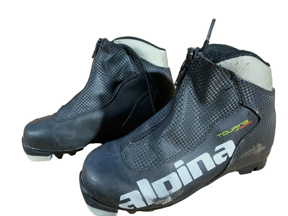 Alpina Touring jr Nordic Cross Country Ski Boots Size EU35 US3.5 NNN 923