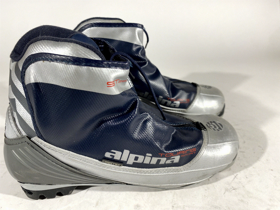 Alpina ST28G Nordic Cross Country Ski Boots Size EU41 US8 for NNN