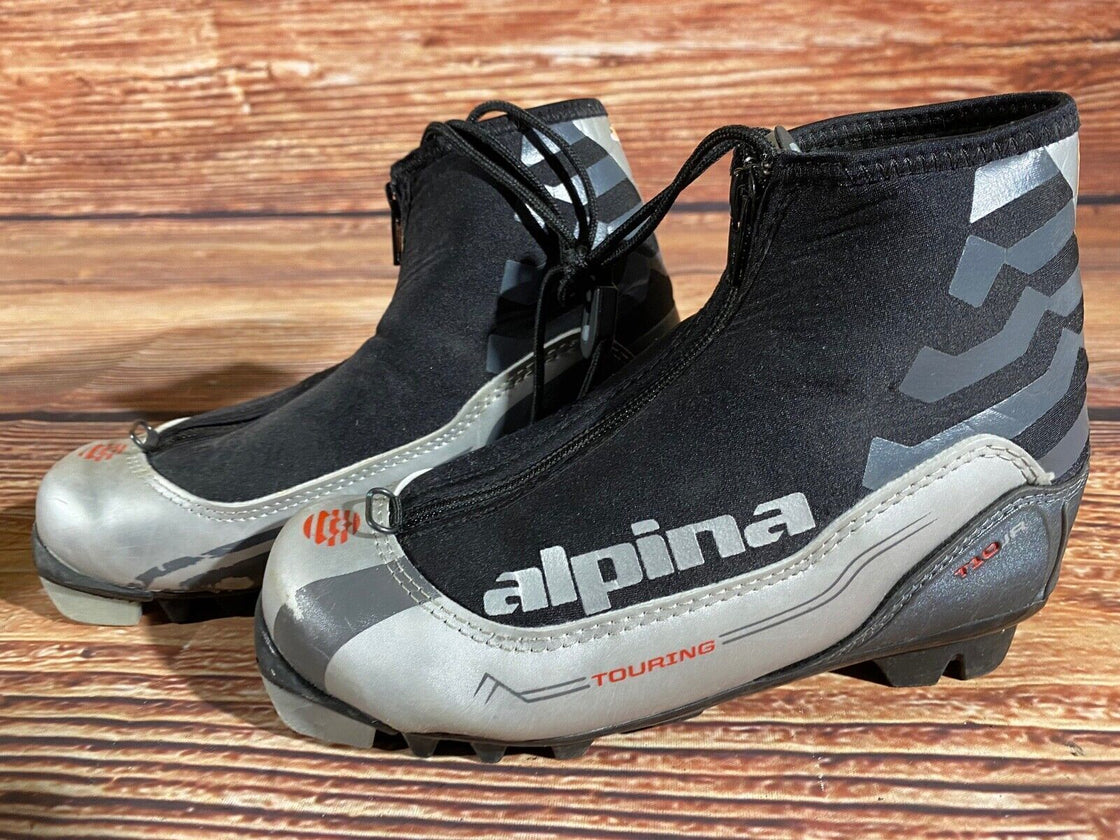 Alpina T10jr Kids Nordic Cross Country Ski Boots Size EU34 US3 NNN A-1267