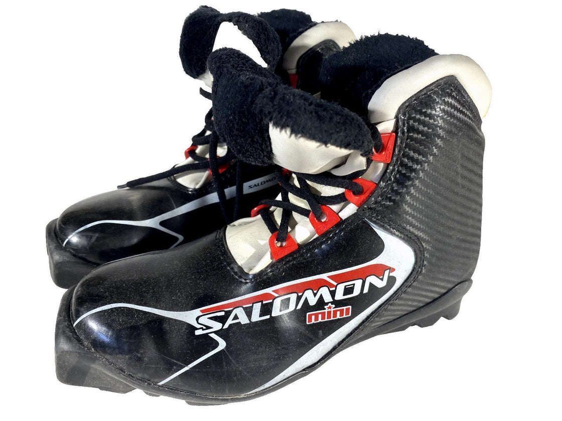 SALOMON Mini Classic Nordic Cross Country Ski Boots Size EU36 US4 SNS Profil