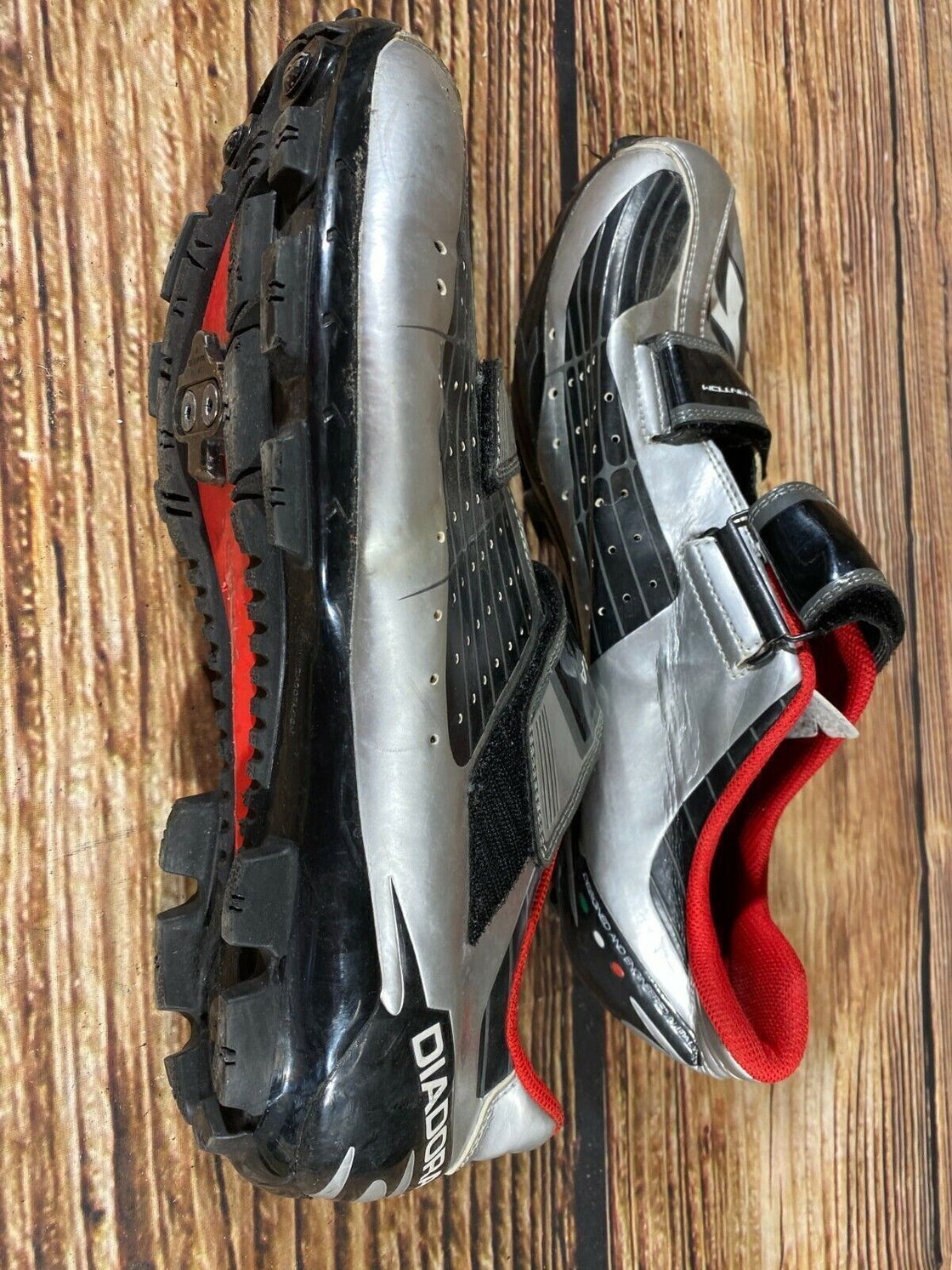 DIADORA Cycling MTB Shoes Mountain Biking Boots Size EU 46 with SPD Cleats